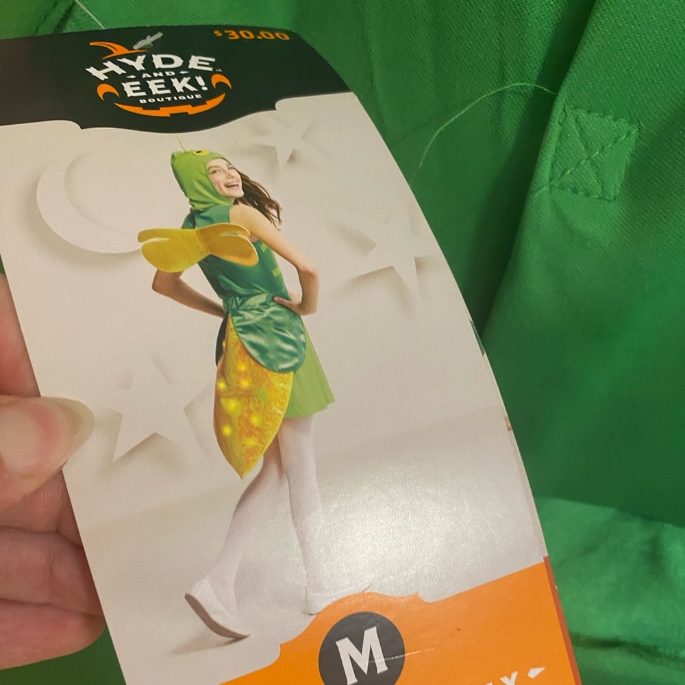 Firefly costume, Halloween costume. Size M kids. Never been worn.